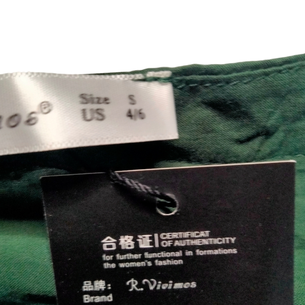 Boho Maxi Short Sleeve V Neck Ruffle Trim High Waisted Flowy Tiered Party Dress - Picture 5 of 8